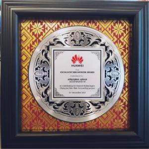 2024 - HUAWEI EXCELLENT EHS OFFICER AWARD 2024 (AFIQ IQBAL AJWAD)